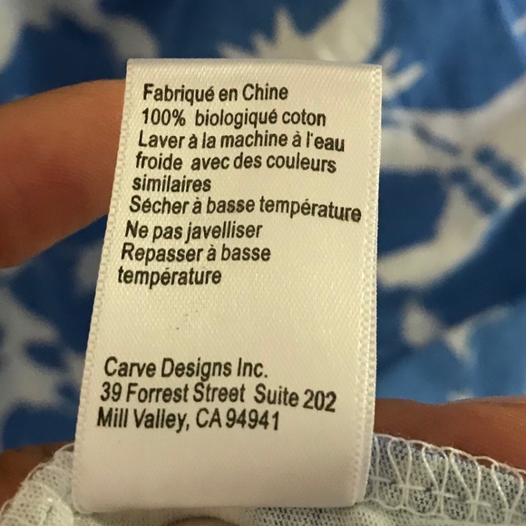 Carve Designs Calla Dress Organic Cotton L - Picture 7 of 7